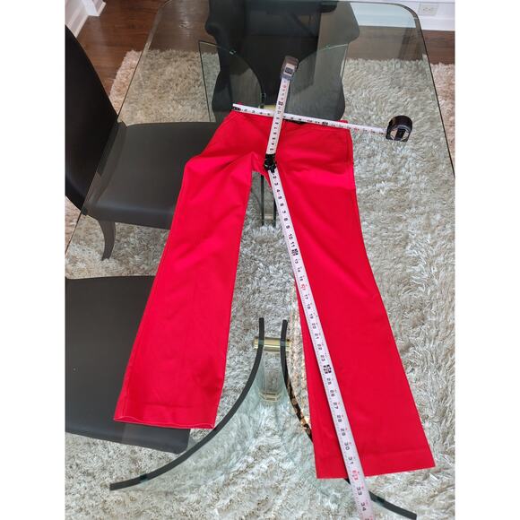Express Columnist Pants Women's 2R Red Stretch Trousers Slim Fit Work Casual - Picture 12 of 12